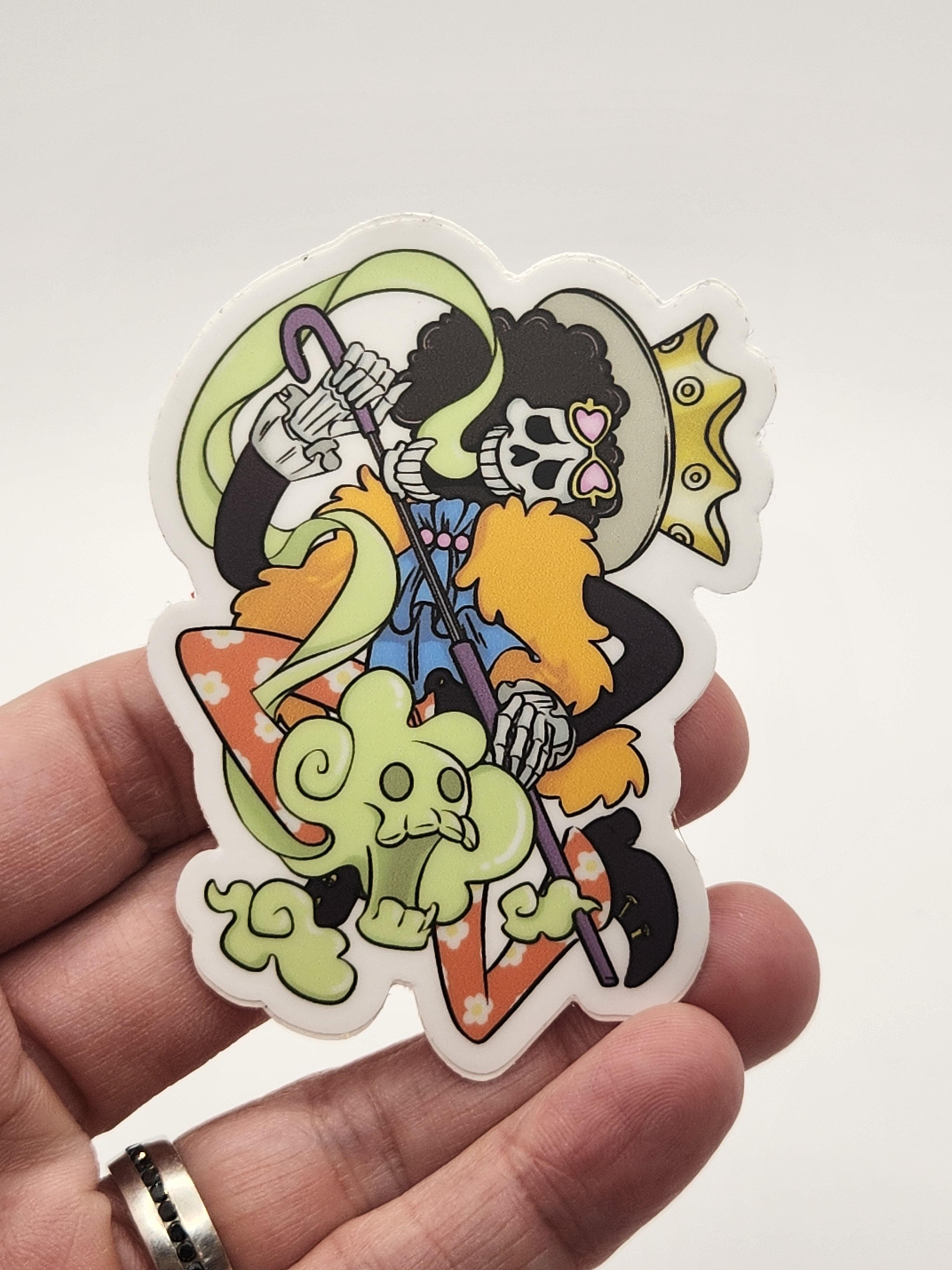 Vinyl Sticker - One Piece Straw hat Pirates Brook