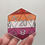 Thumbnail: Vinyl Sticker - Lesbian D20 dnd Pride - 3" waterproof