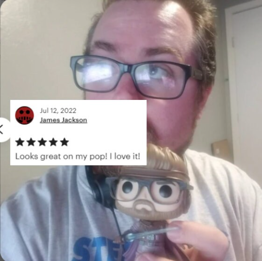 Thumbnail: The Melvin - Glue Yourself - Acrylic Funko Glasses
