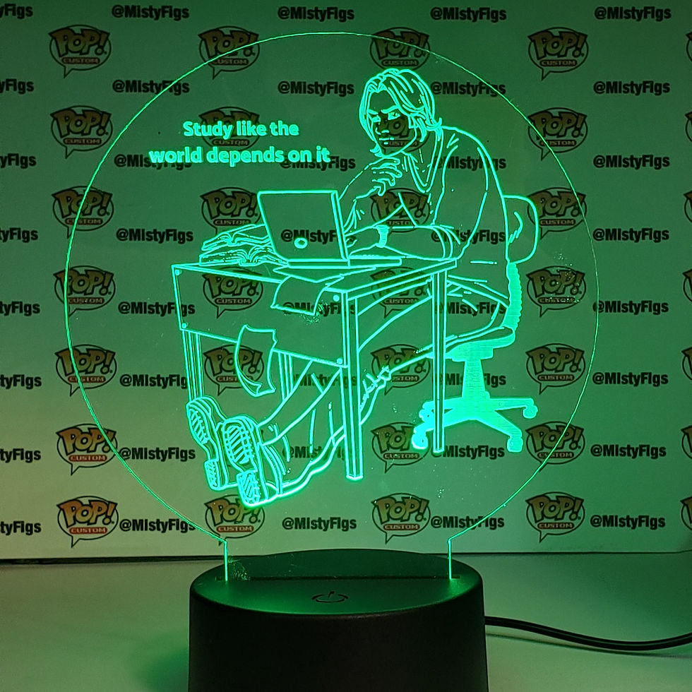 Thumbnail: Sam Winchester Study LED Nightlight - USB or Battery powered with remote
