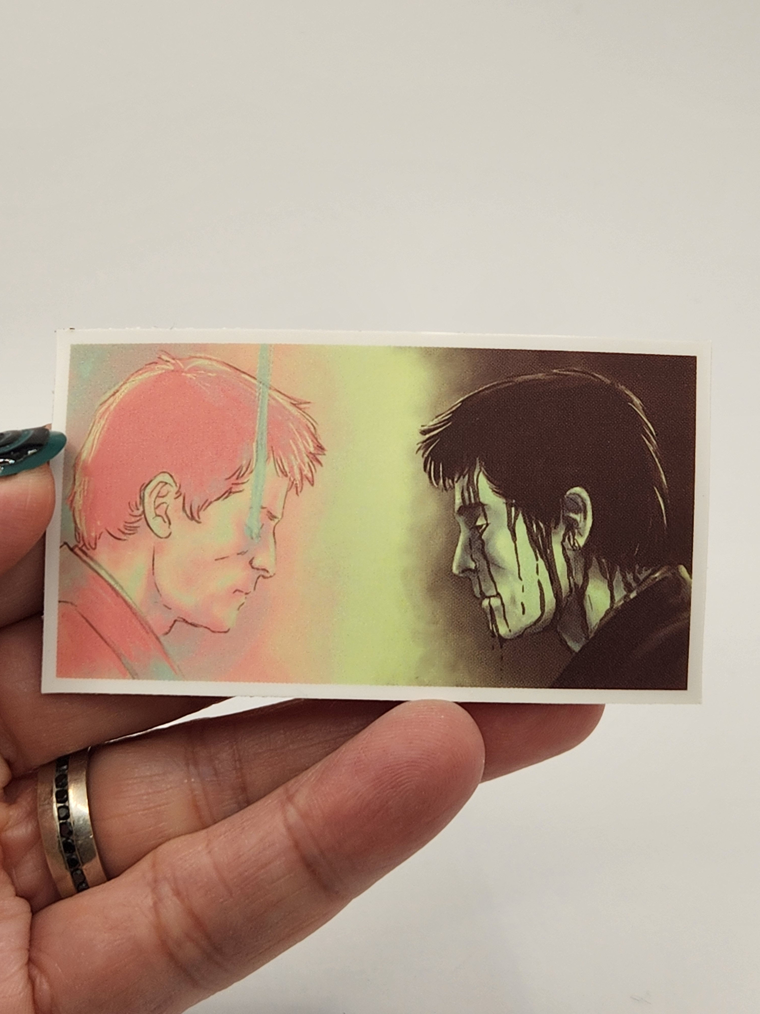 Vinyl Sticker - Supernatural castiel cas leviathan vs angel