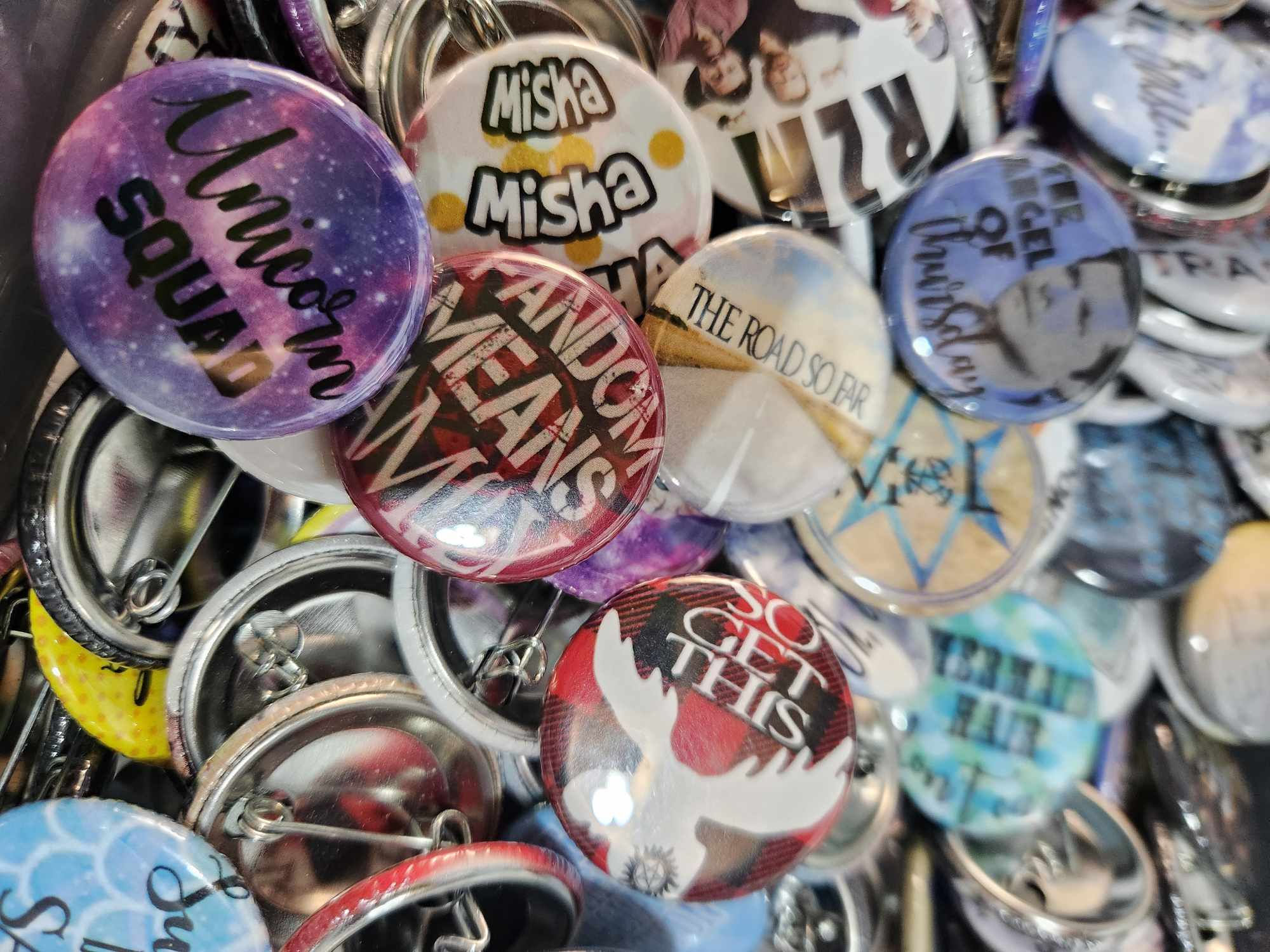 Supernatural 1.25" Button grab bag - 10 pieces