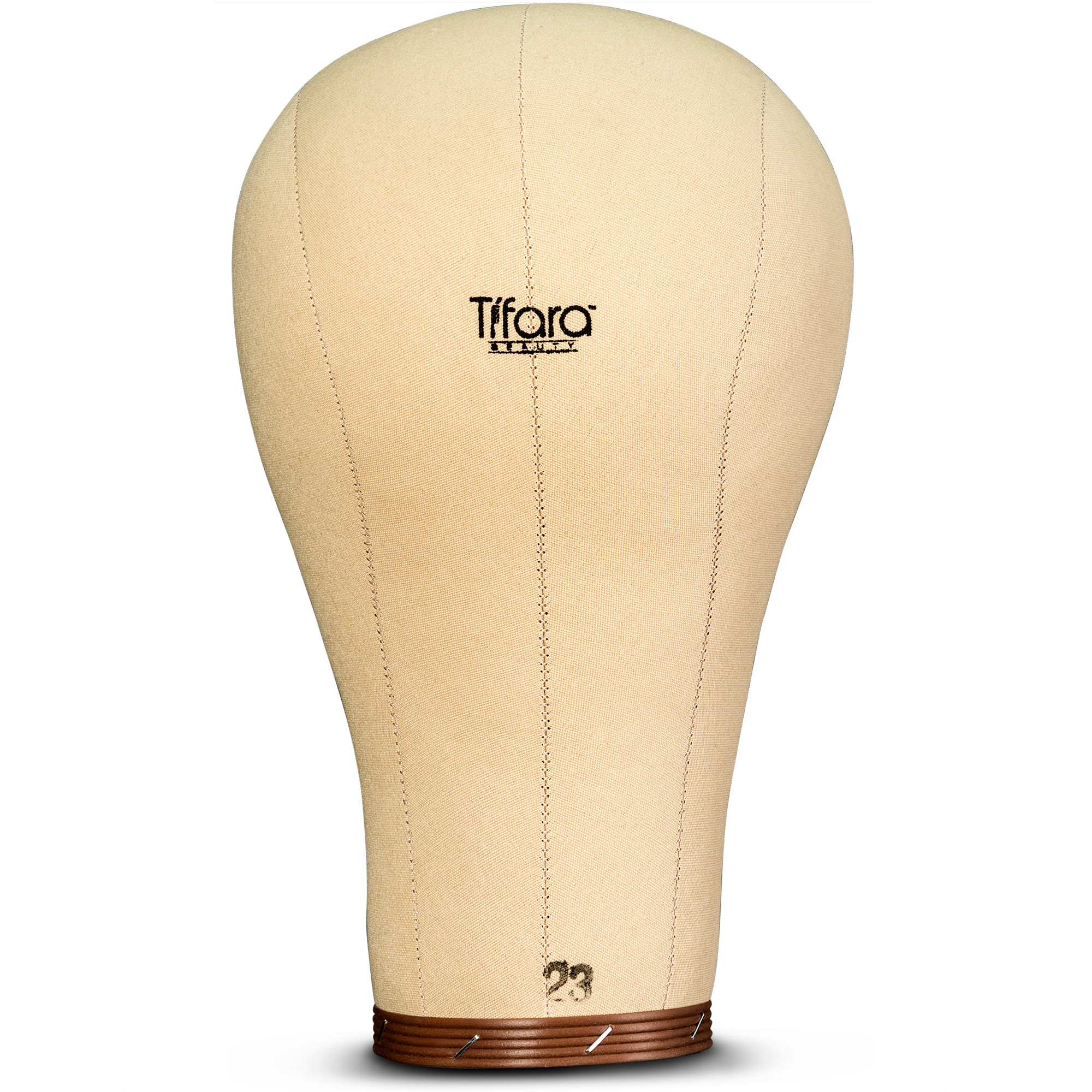 Professional Canvas Cork Mannequin Block Head Wig Display with Mou