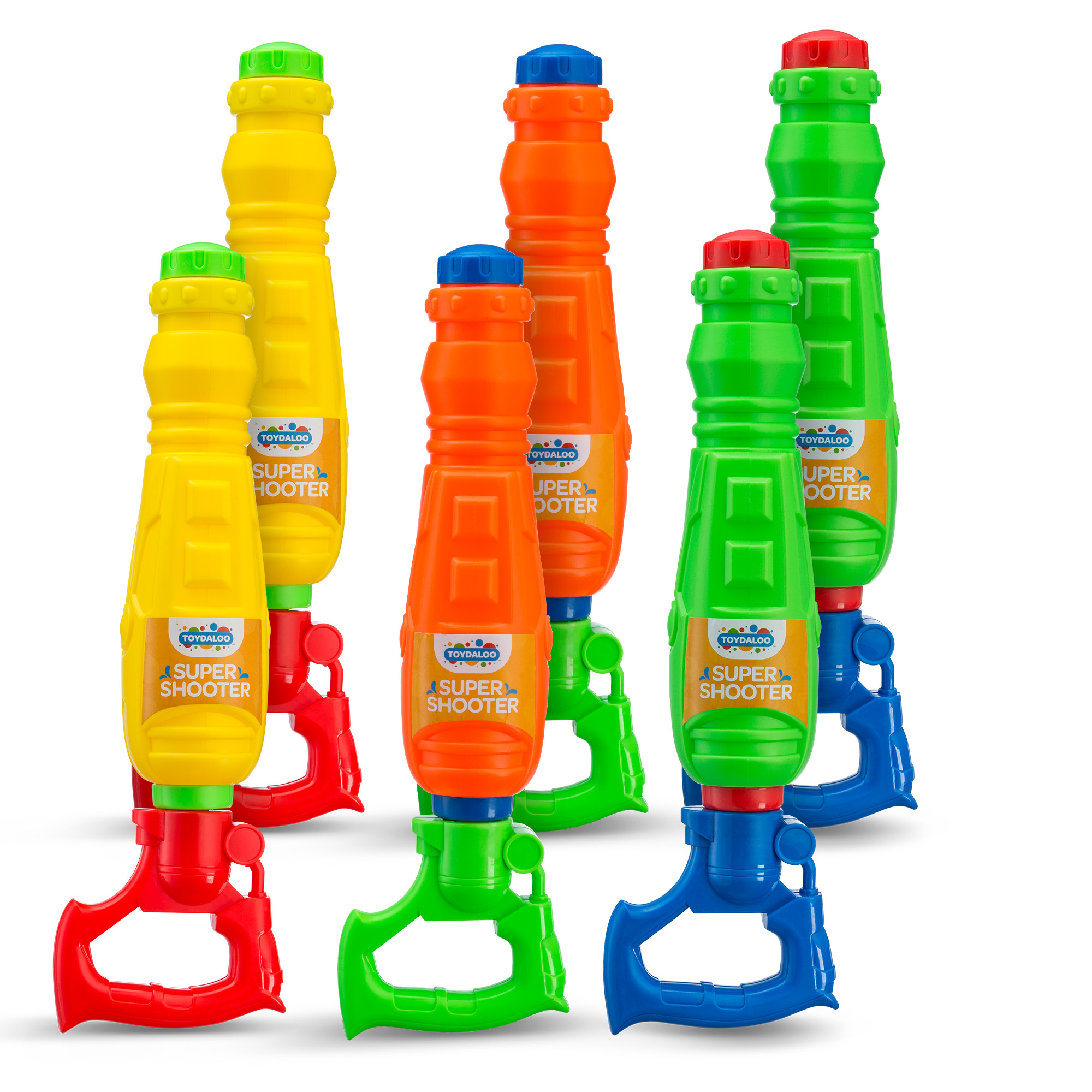 Toydaloo 6 Pack Super Water Gun Shooter