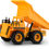 Thumbnail: Toydaloo Remote Control (5 Channel) Toy Dump Truck, Fully Functional with Lights