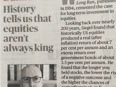 Stocks for the long run? History tells us equities aren't always king