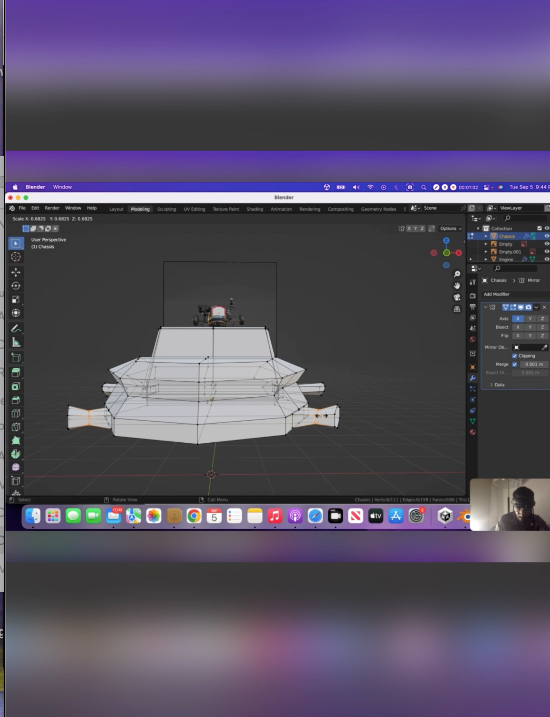 How to make a 3D battle Vehicle game asset in blender.