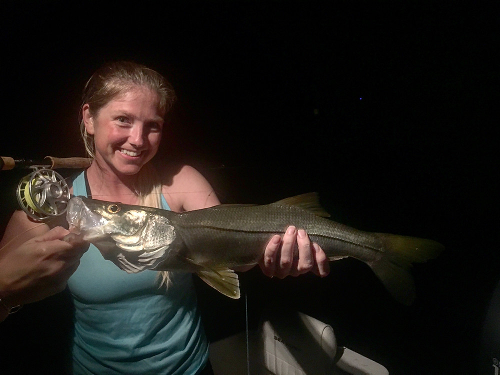 Dock Light Fly Fishing For Snook | Anna Maria Island Fishing