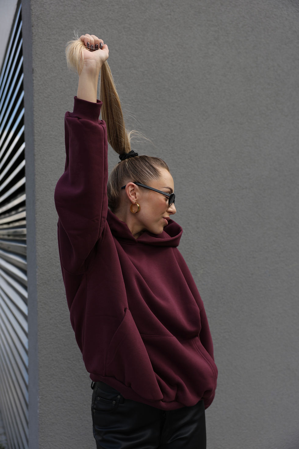 Miniatura: Bluza Baggy Śliwka