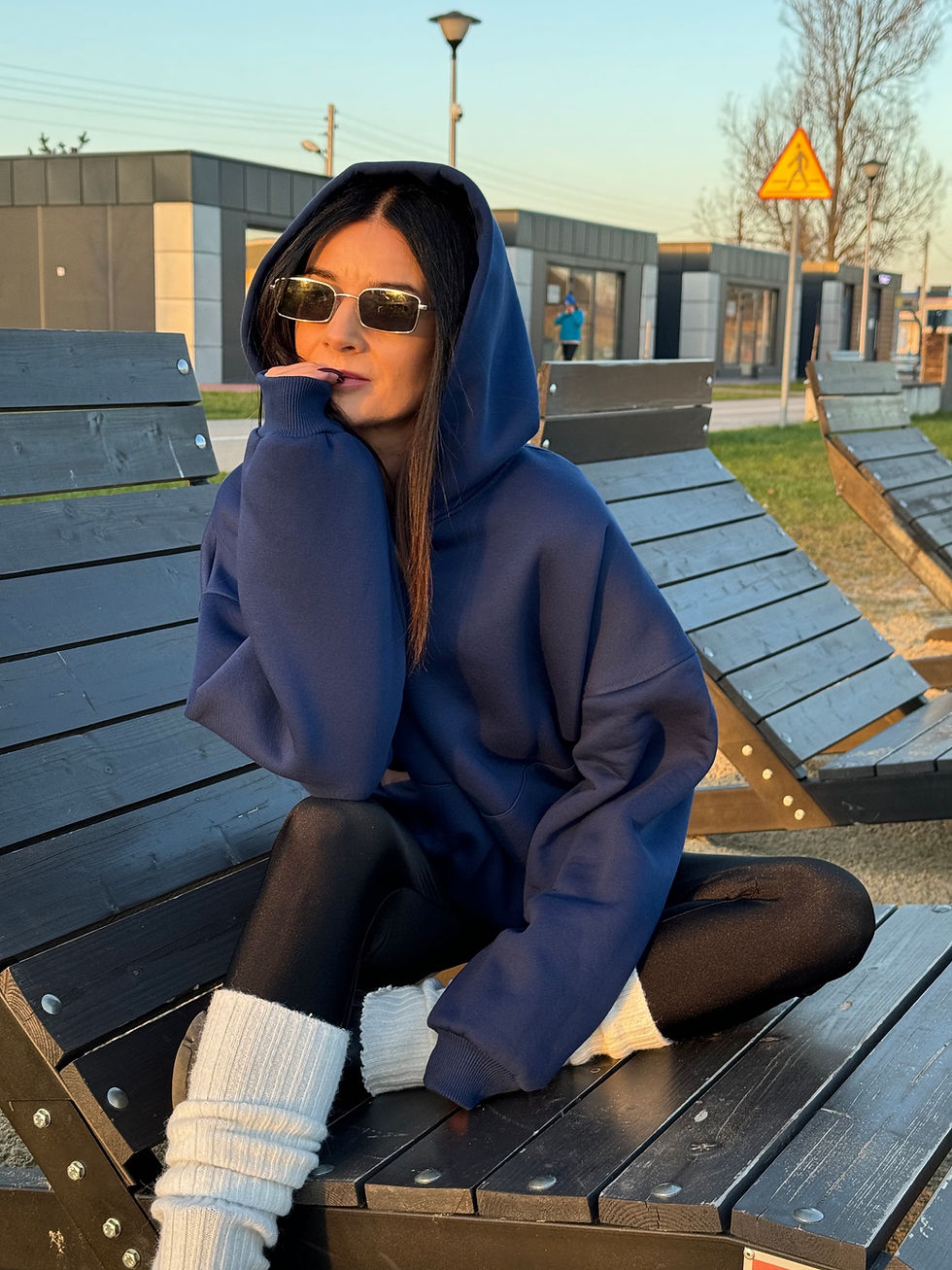 Miniatura: Bluza Baggy Granat