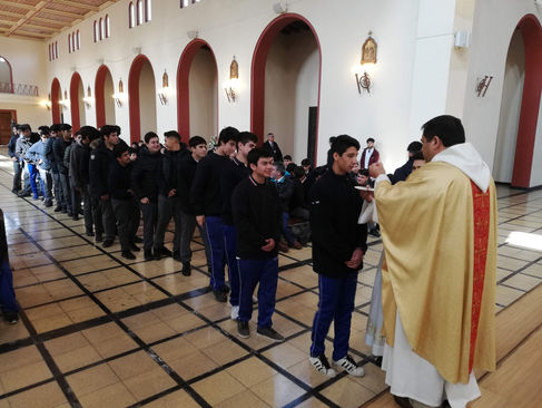 Con Eucaristías masivas se celebró la Pascua de Resurrección en el colegio de Cerrillos