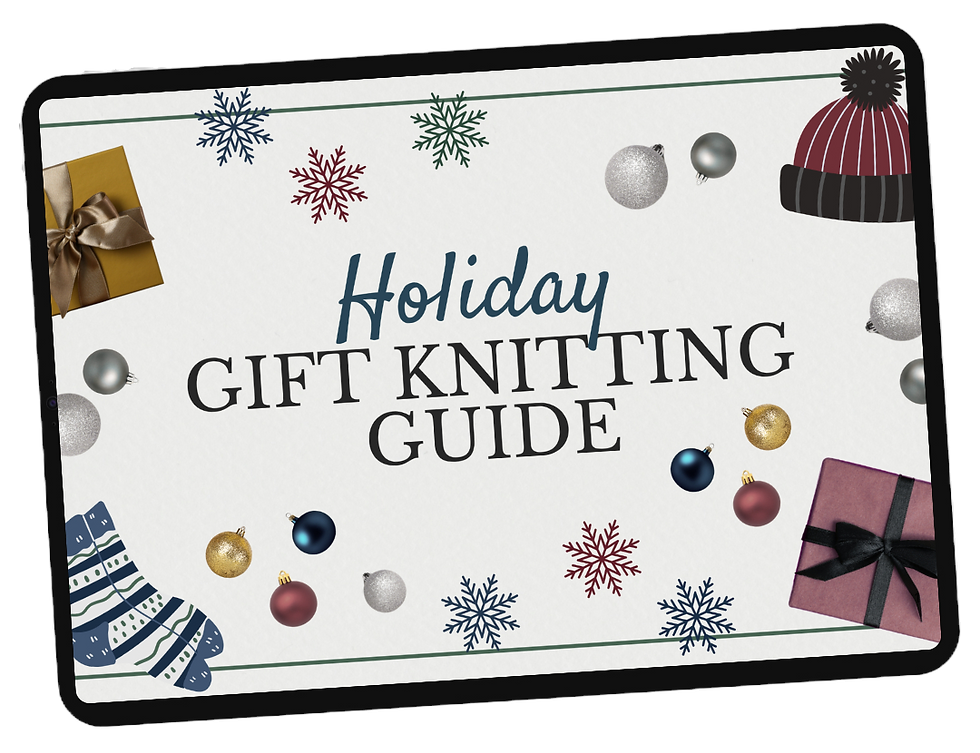 Introducing the 2025 Holiday Gift Knitting Guide (Free, No Signup Required)
