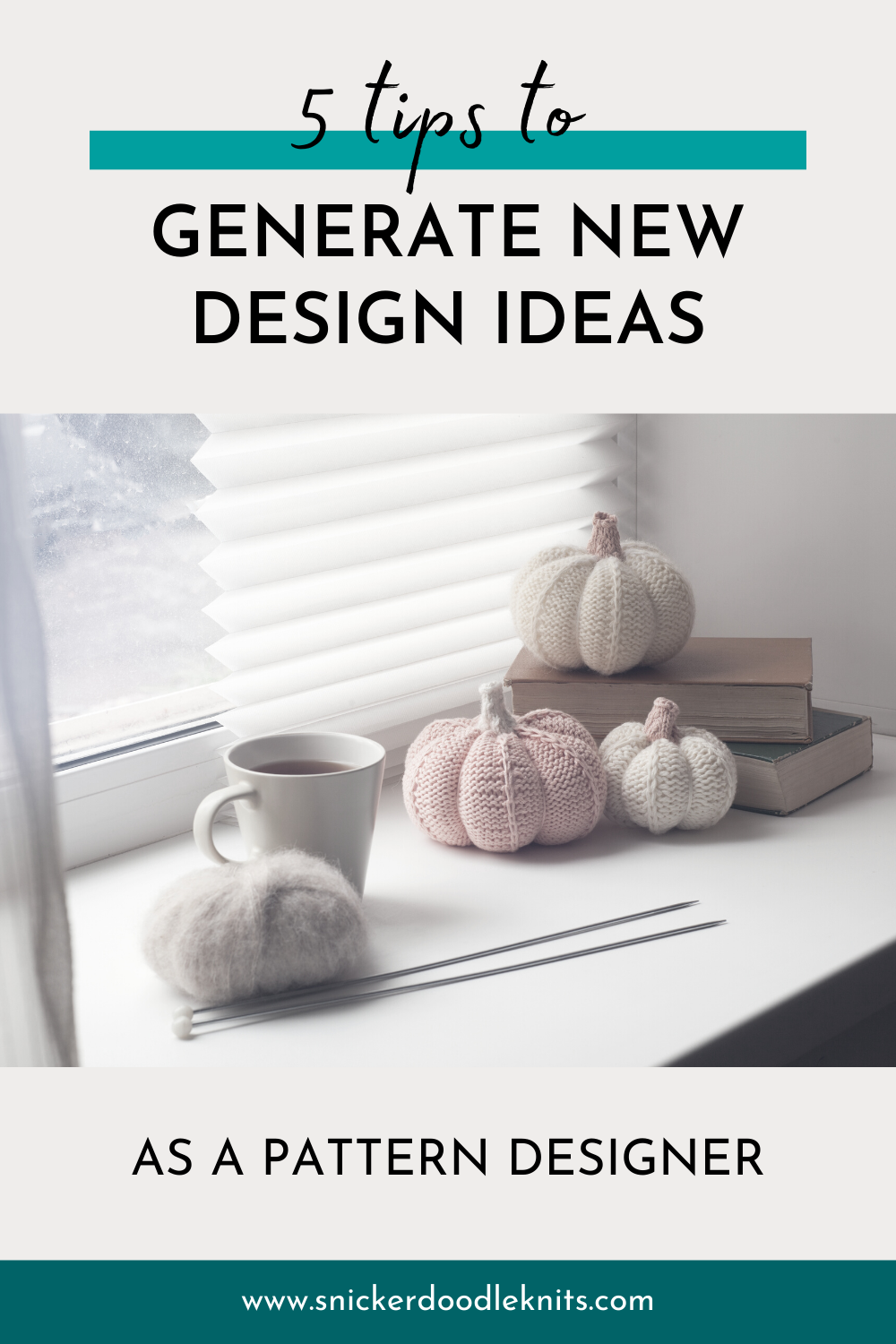 5 tips to generate new knitting pattern design ideas as a knitting pattern designer