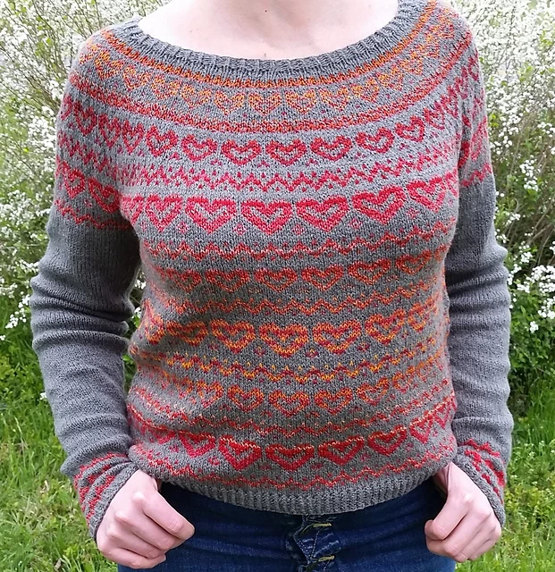 With Open Heart Sweater