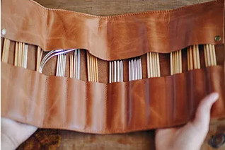 double pointed knitting needles case
