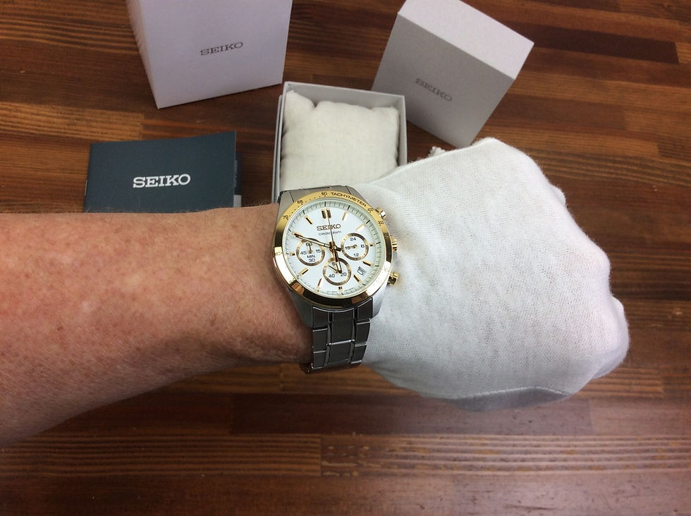 Thumbnail: Seiko Spirit SBTR024 Chronograph Quartz Men's Watch New + Box & Paper's $168