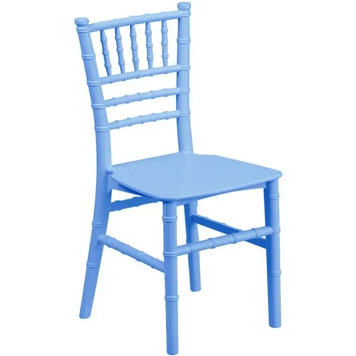 Kid's Resin Chiavari Chair - Blue