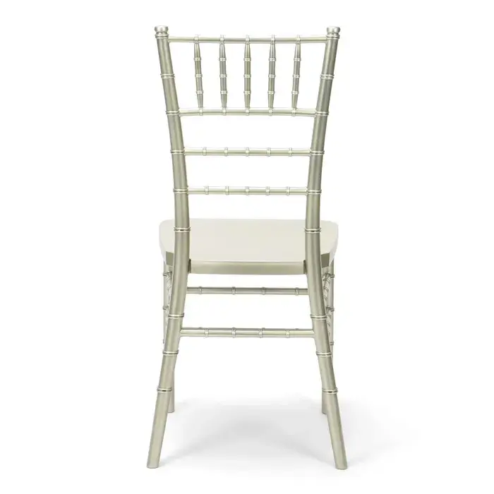 Thumbnail: Resin Chiavari Chair, Premium Steel Frame - Champagne