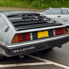 McFlys Lotus Esprit Turbo & Delorean DMC-12 Rear Delorean