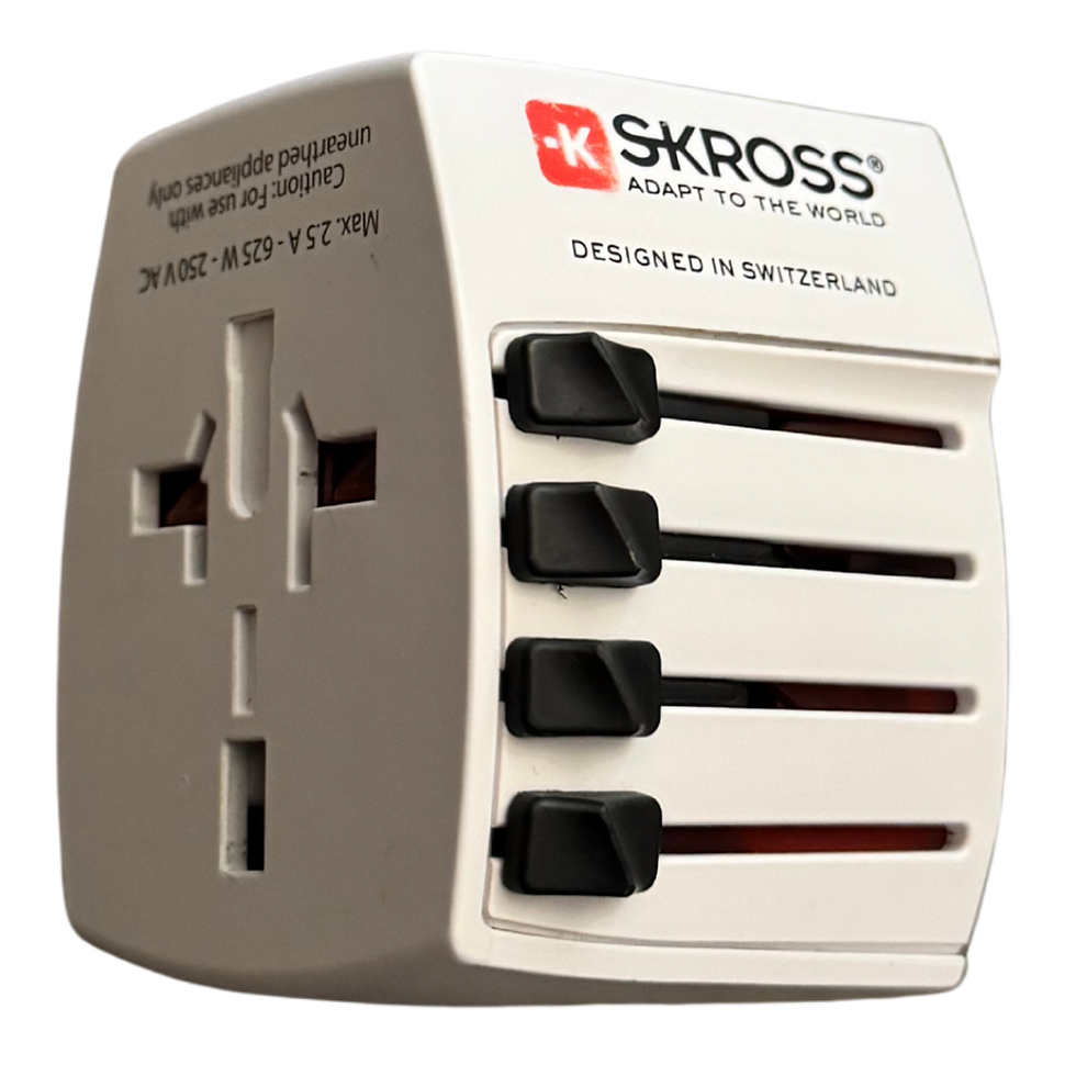 Charging plug for electronics backpacking