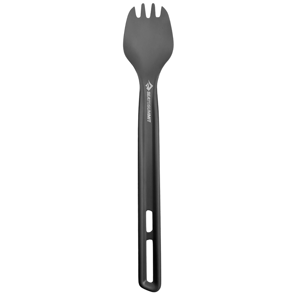 spork for eating in the backcountry