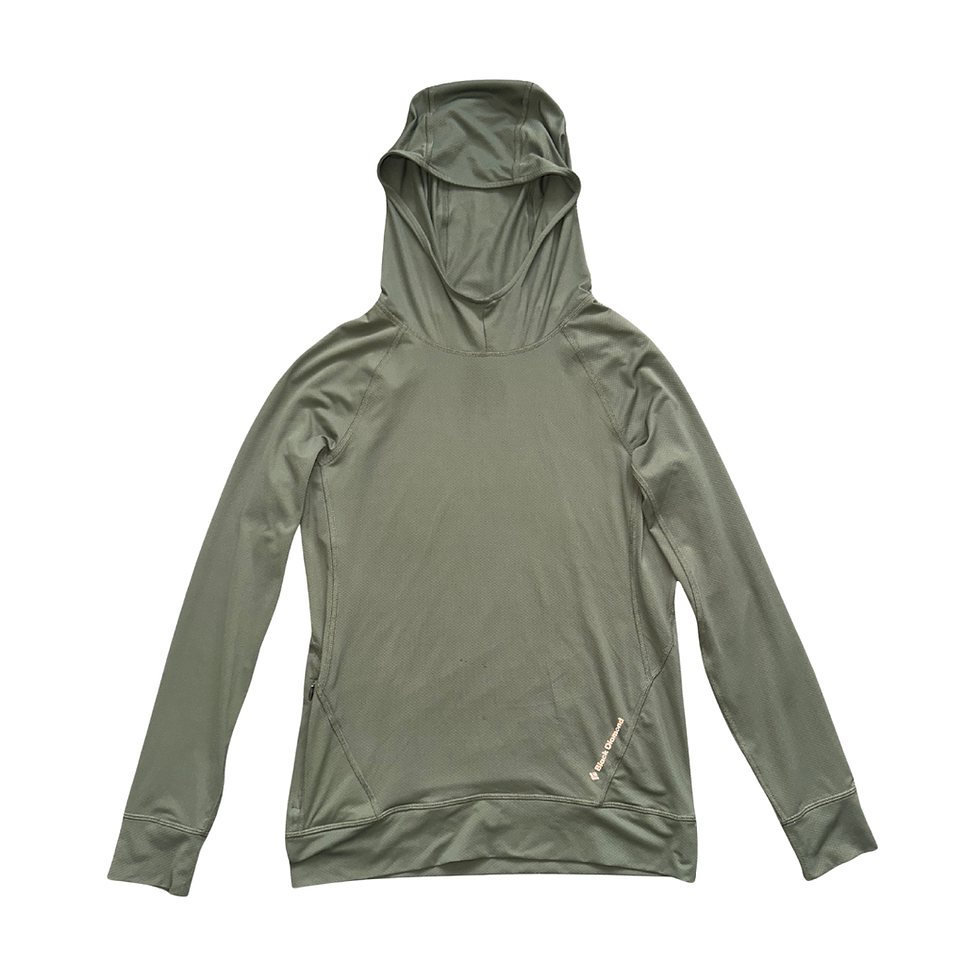 UV-protected clothing hoody for hiking