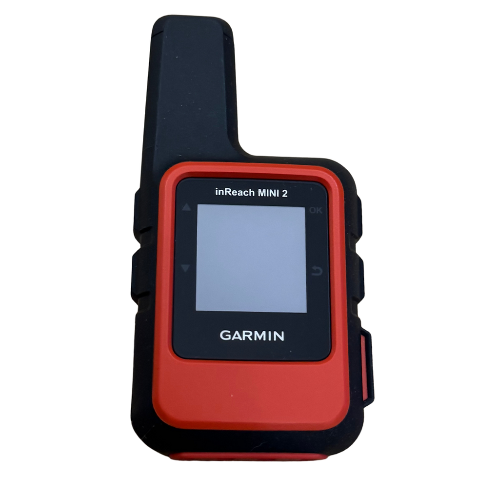 Satellite device for safety on solo hike or wilderness camping