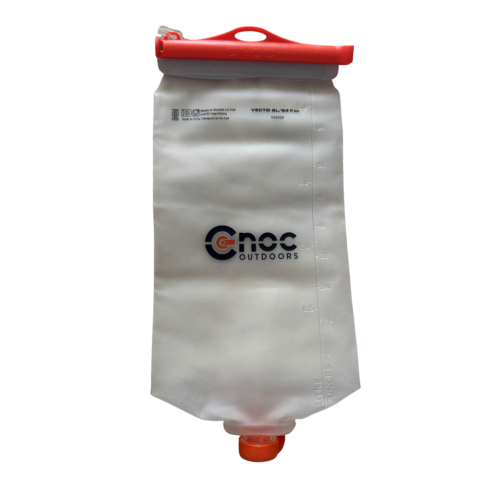 Water bladder for hiking trip