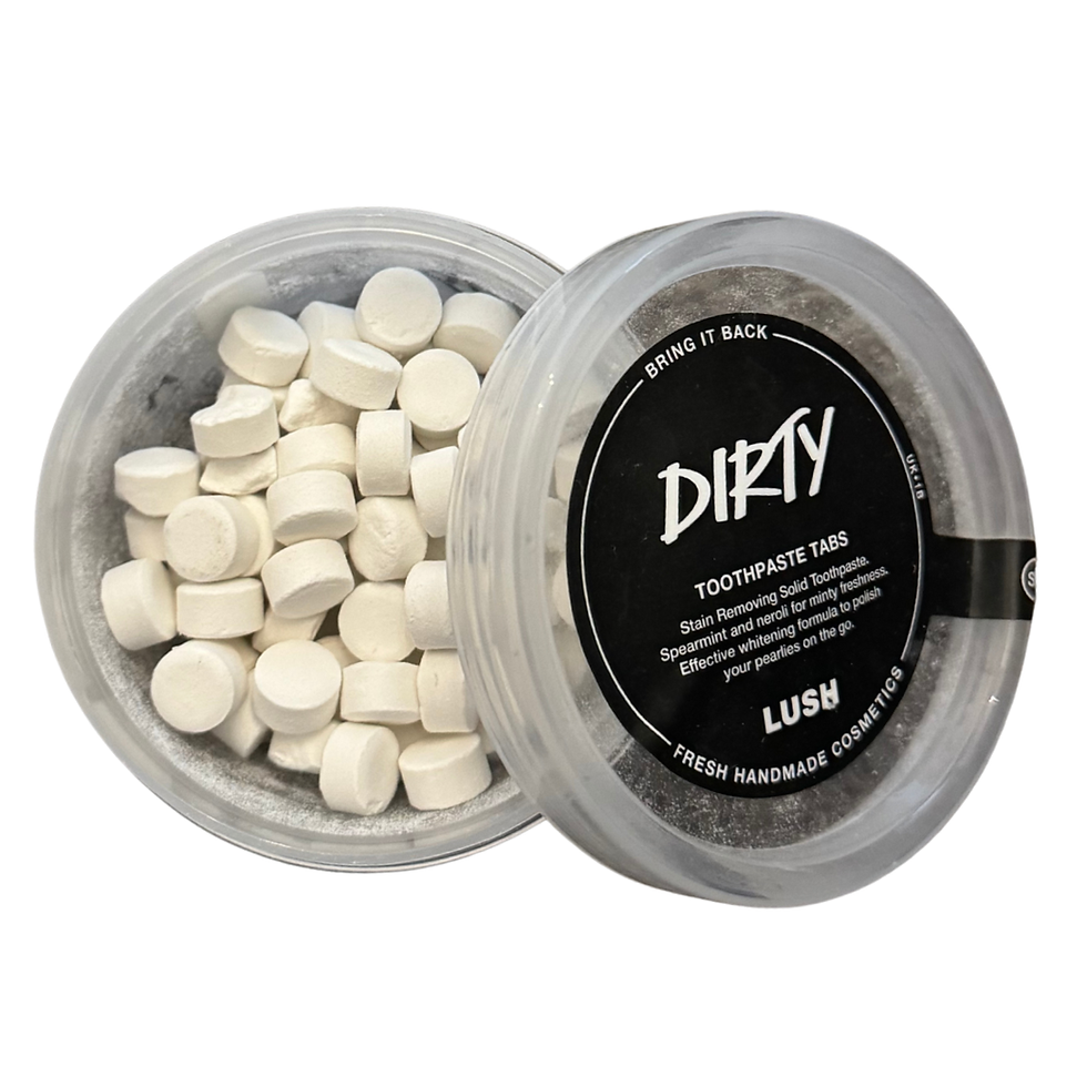 Lightweight toothpaste toothtabs camping