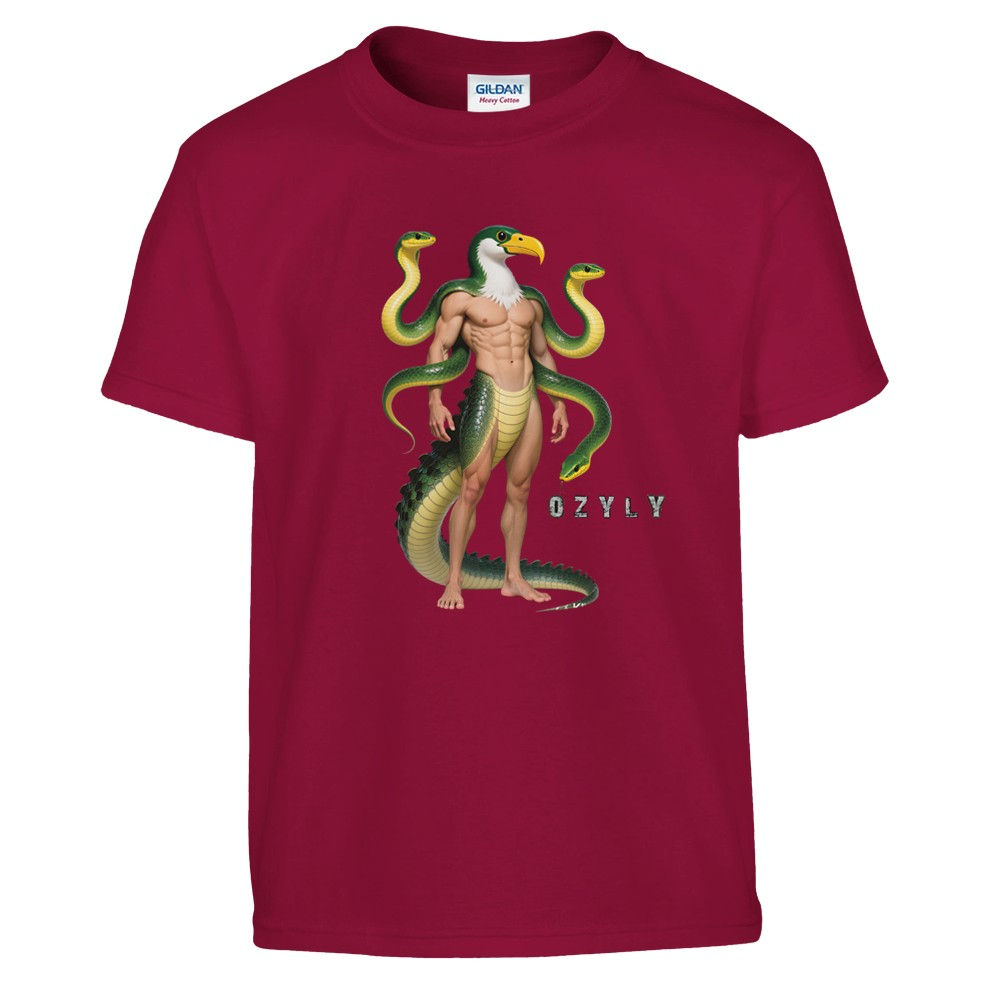 Man with animal parts Classic Kids Crewneck T-shirt | Gildan® 5000B