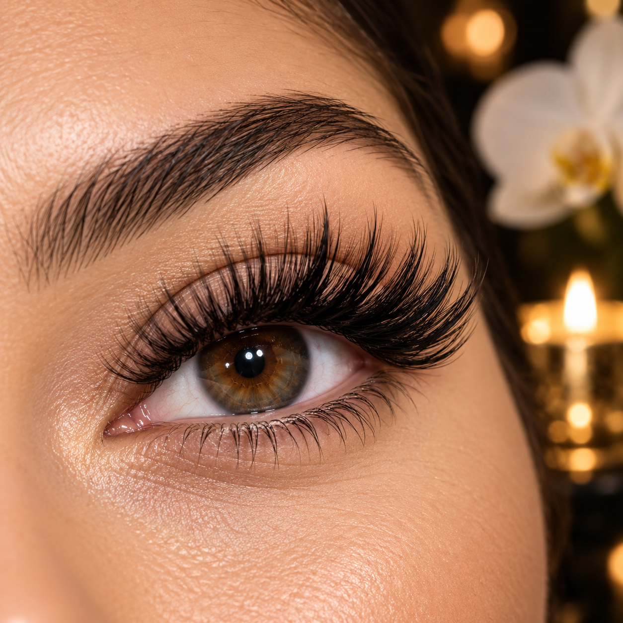 Wispy thick full & long lash at Bella Gaïa Hydration Head Spa, Jersey Village, Houston
