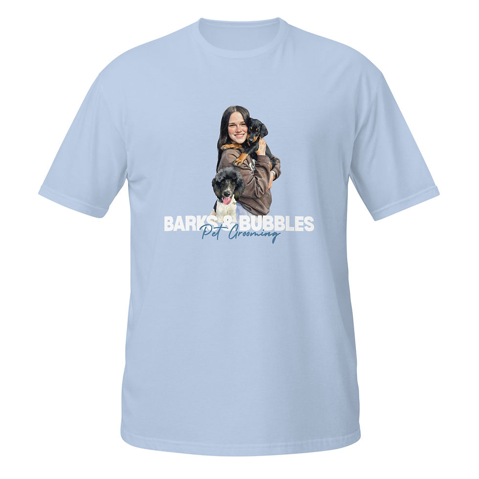 Thumbnail: Barks & Bubbles Short-Sleeve Unisex T-Shirt