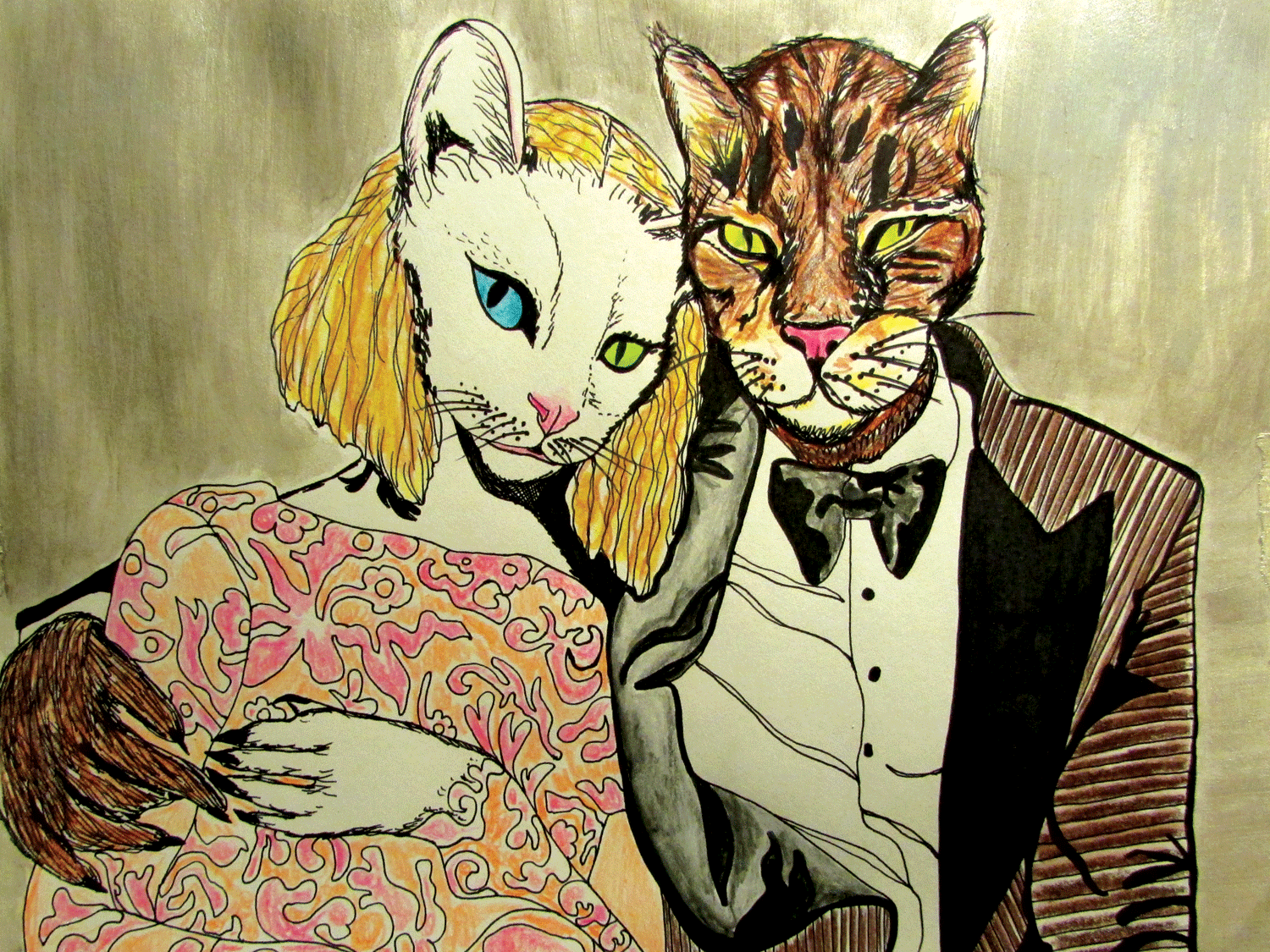 Mingy and Tio (as Beyonce and Jay Z)