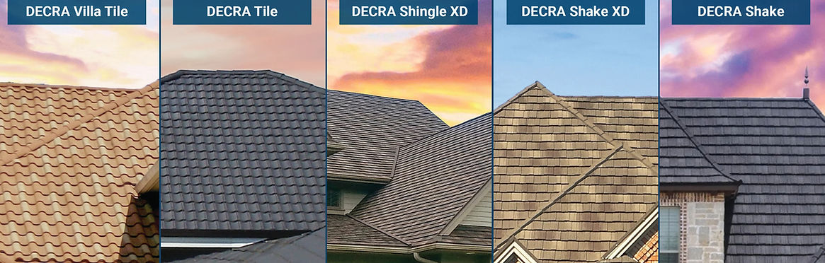 decra metal roof examples