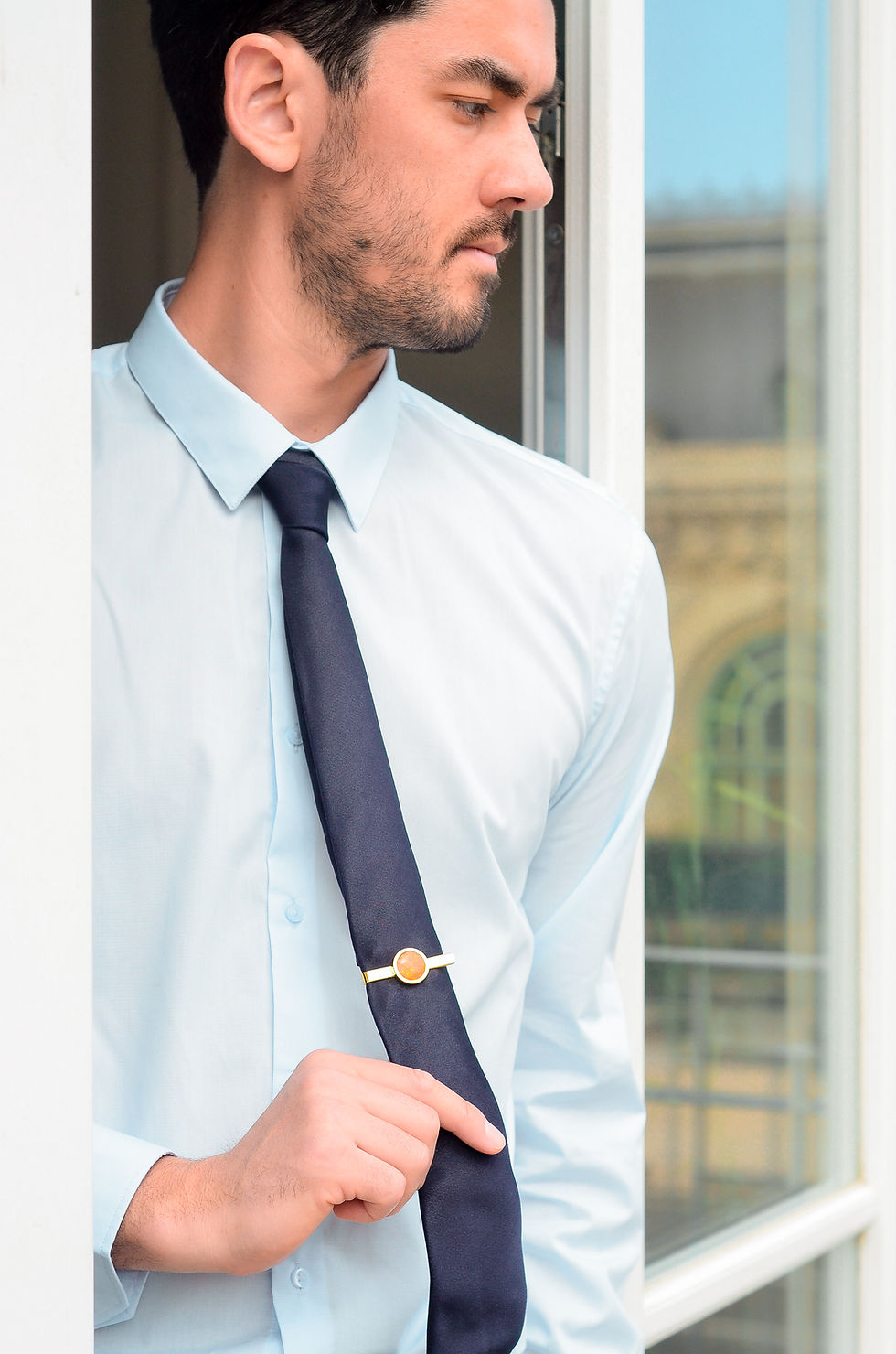 Thumbnail: Sustainable Orange Tie Clip Upcycled from Carrot Peels_Ways Out Hong Kong