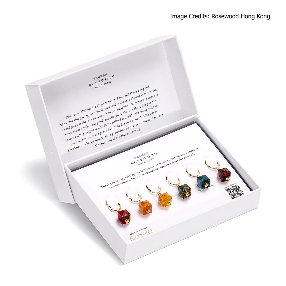 Festive Wine Charms in Sustainable Packaging