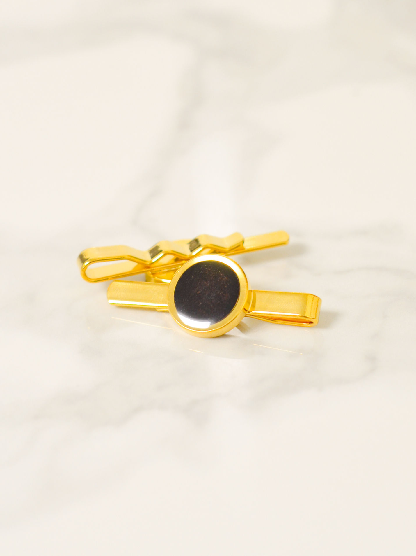 Sustainable Black Tie Clip Upcycled from coffee grounds_Ways Out Hong Kong