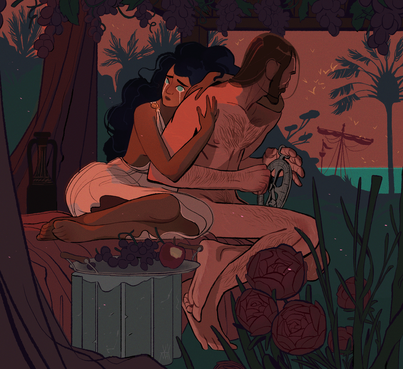 Vittoria Macioci - Calypso and Ulysses