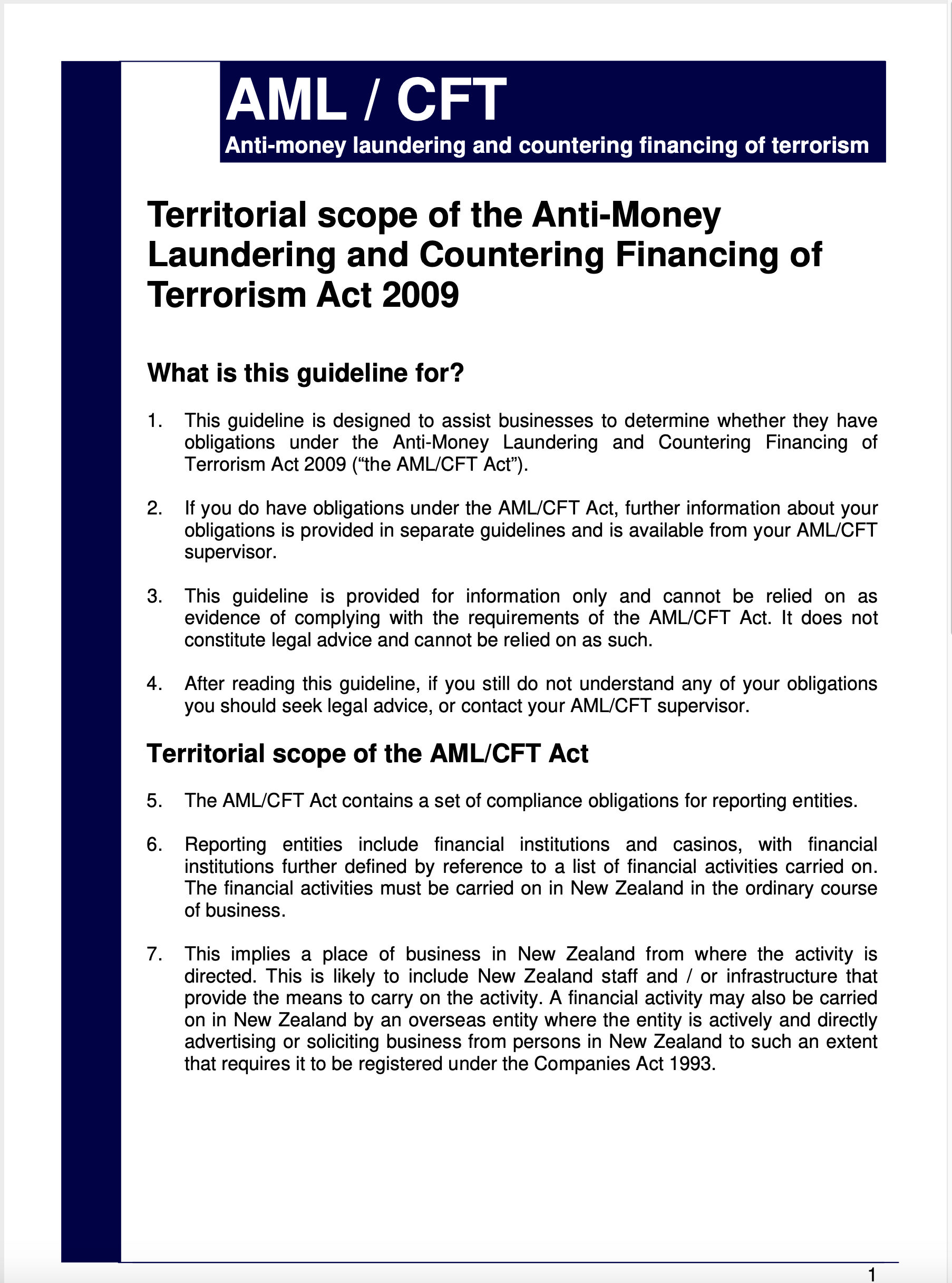 Download Aml Legislation Guidance Reports The Tic Company