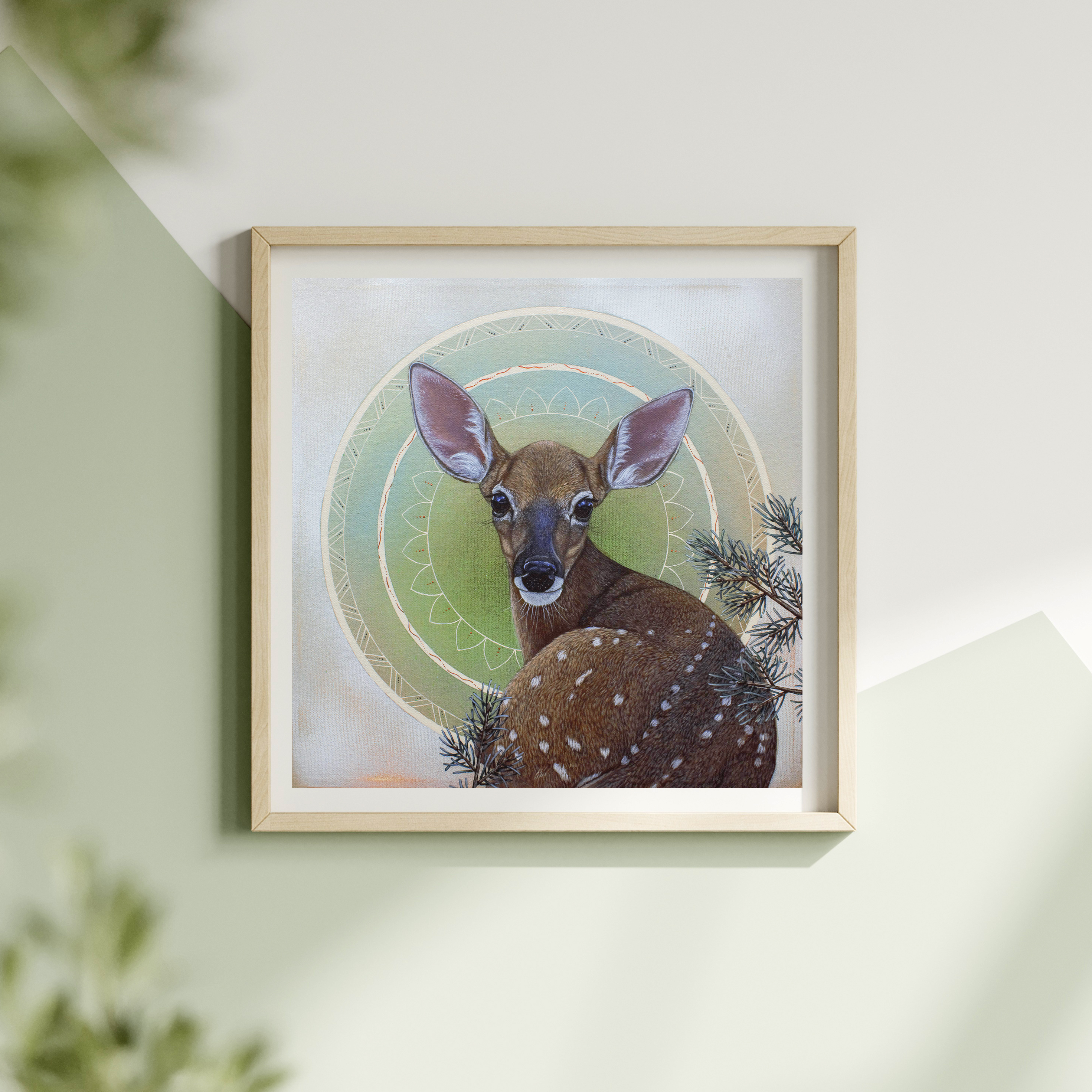 Reproduction ''L'éveil'' 12 x 12 pouces