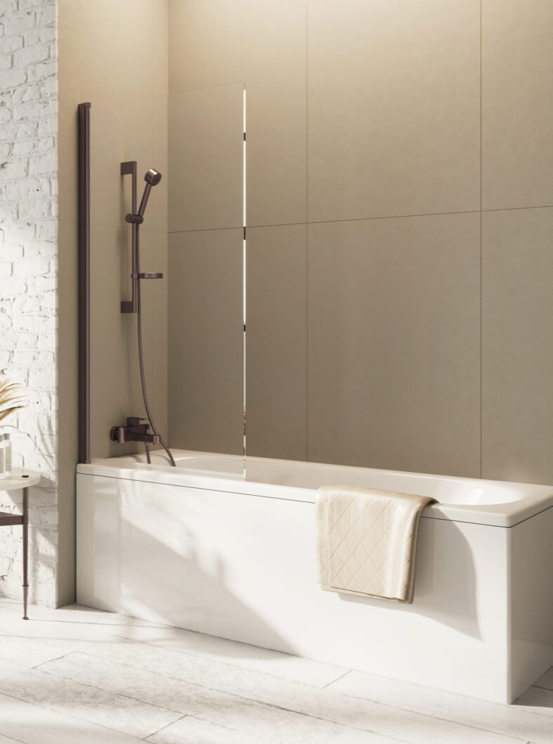 Thumbnail: Thale 8mm Square Bath Screen