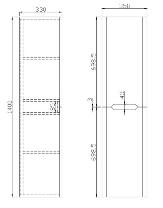 Thumbnail: Ella Tall Boy Storage Unit