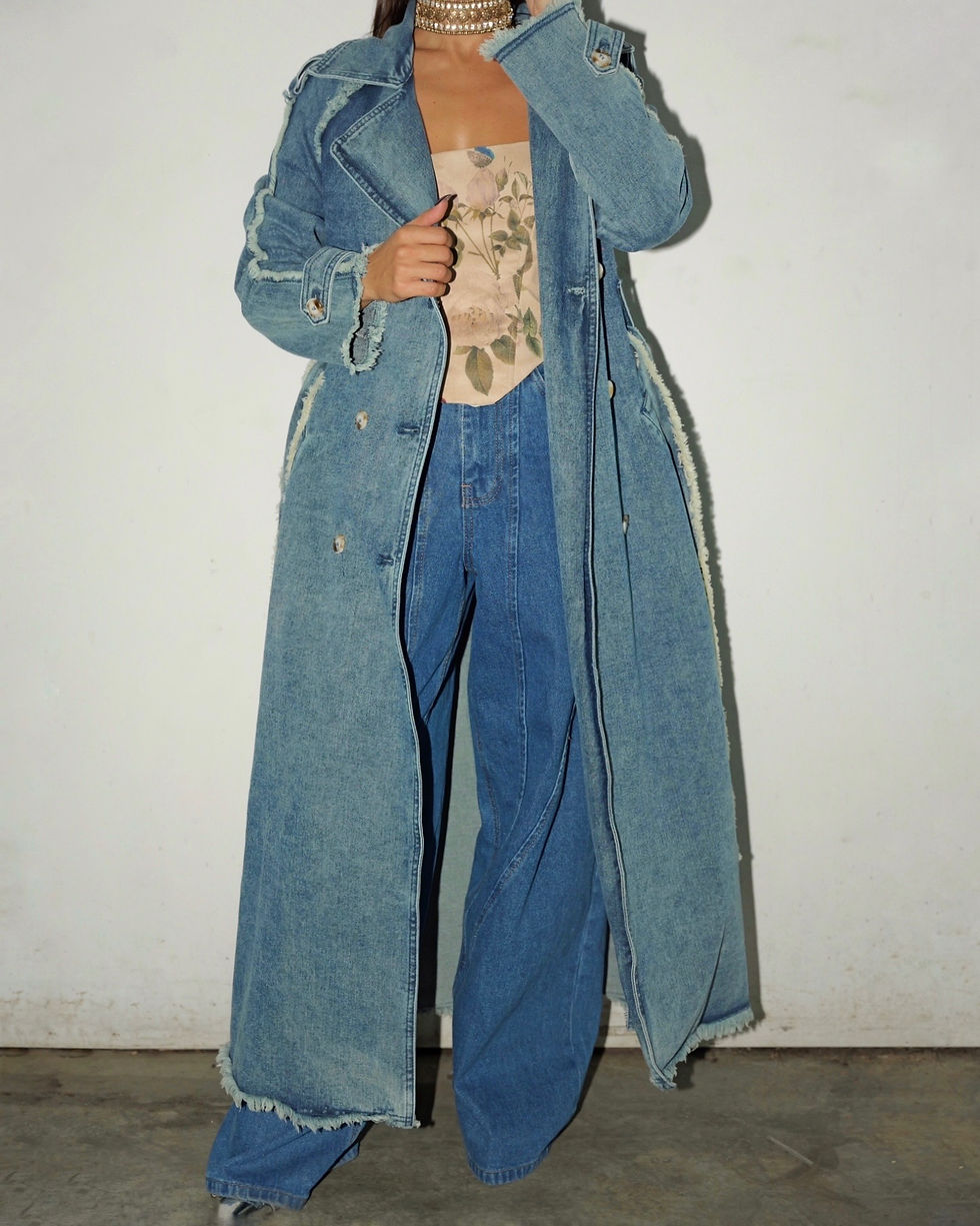 Thumbnail: Maxi Denim coat