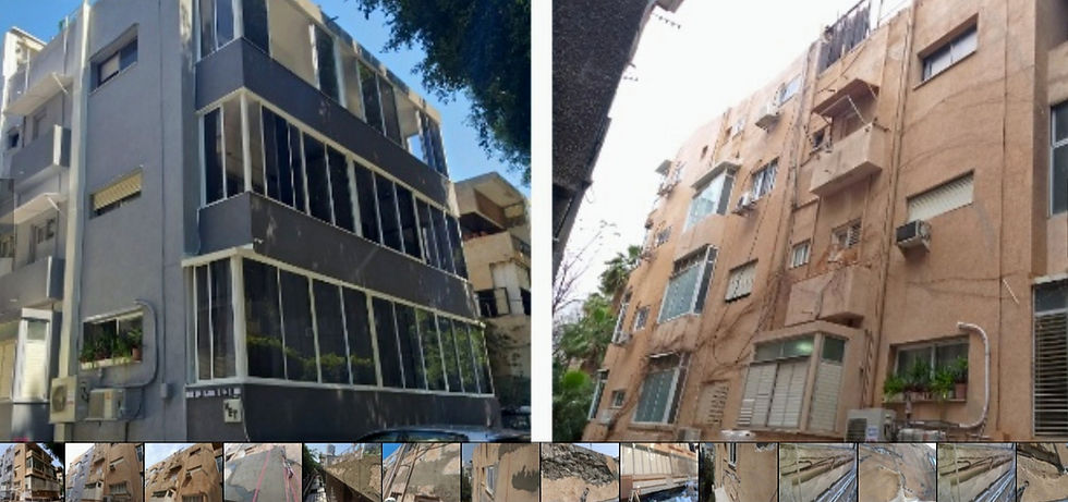 ריינס 37 תל אביב-שיקום מבנה משותף