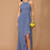 Thumbnail: Halter Neck Ruffle Front Bridesmaids Dress