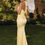 Thumbnail: Plunging V halter gown Chiffon & Satin