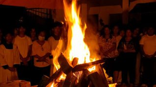 Nazareth Formation House Joins San Roque Mission Center in Joyful Easter Vigil and Sugat Celebration