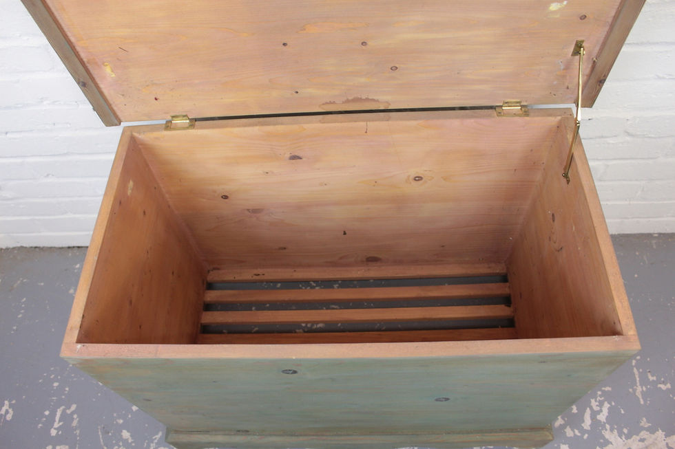 Thumbnail: Painted Pine Storage Chest