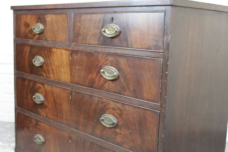 Thumbnail: George III Dark Mahogany Chest of Drawers