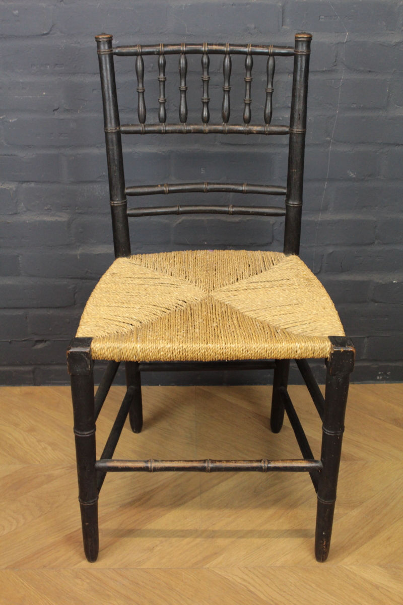 Thumbnail: Bamboo Frame Sea Grass Chair